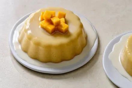 Fresh Mango Pudding