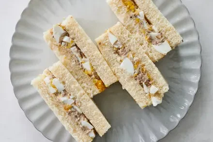Sardine and Egg Sandwich
