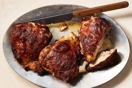 Air-Fryer Chicken Thighs: Crispy & Moist with Tangy Marinade